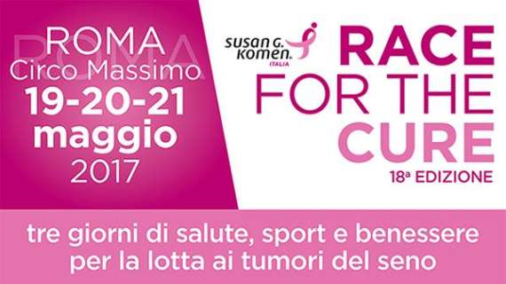 AS Roma e Roma Cares rinnovano la partnership con Race for the Cure