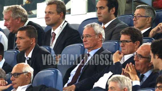 Holebas, Ranieri e Capello in tribuna per Roma-CSKA Mosca. FOTO!