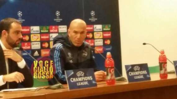 Real Madrid, Zidane: "Non penso alla Roma, domani in campo la squadra migliore. Bale convocato"