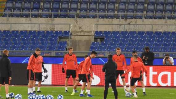 Rifinitura all'Olimpico per il Real Madrid. FOTO!