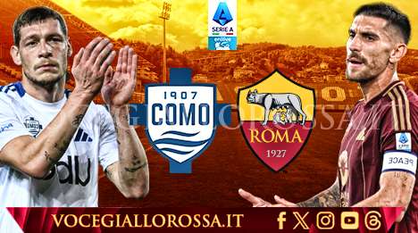 Como-Roma - La copertina del match. GRAFICA!