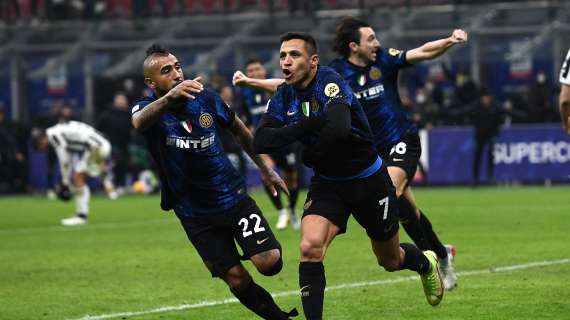 Supercoppa Italiana - Inter-Juventus 2-1 d.t.s, Sanchez a tempo scaduto regala il sesto trionfo ai nerazzurri