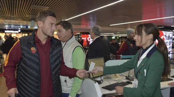 Twitter AS Roma, giallorossi arrivati a Genova. FOTO!