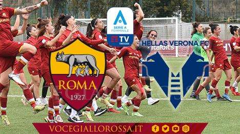 Serie A Femminile - Roma-Hellas Verona 7-1 - Goleada giallorossa al Tre Fontane