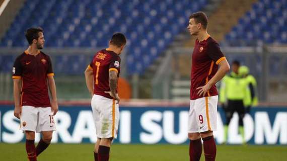 I numeri di... Roma-Atalanta - Pochissimi tiri e contrasti: quarta sconfitta interna della gestione Garcia