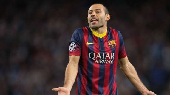 Barcellona, problema muscolare per Mascherano