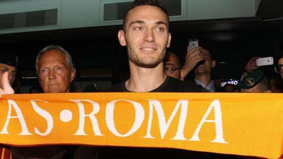 L'arrivo a Roma di Vermaelen, la photogallery