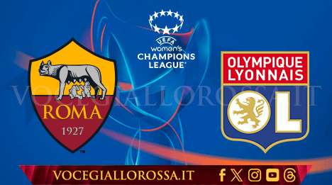 Women's Champions League - Roma-Lione - La copertina del match. GRAFICA!