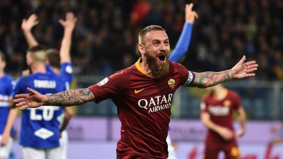 I numeri di... Sampdoria-Roma 0-1: è di nuovo clean sheet dopo quasi due mesi. 1° gol in campionato per De Rossi, che non segnava in Serie A da più di un anno