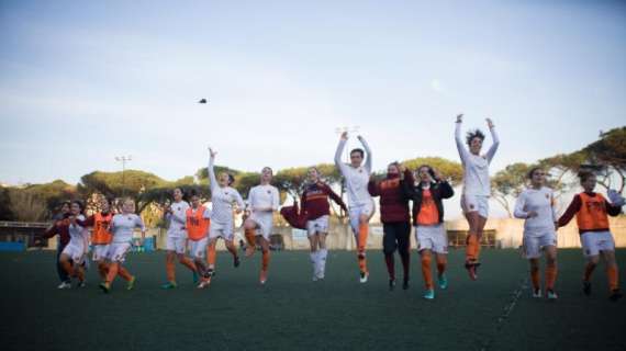 La Roma calcio femminile vince 6-0 contro il Dream Team Napoli 