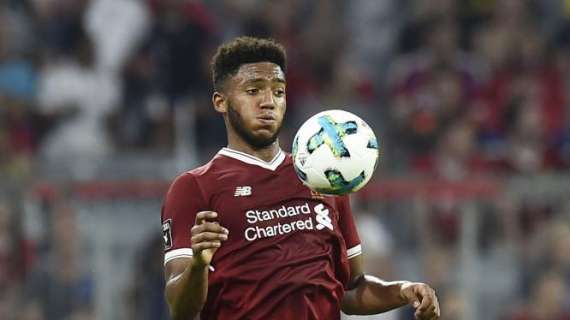 Liverpool, Gomez: "Saremo attenti, ma non andremo all'Olimpico solo per difenderci"