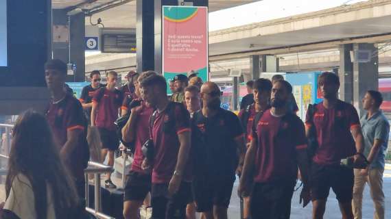 La Salernitana è arrivata a Roma. VIDEO! FOTO!