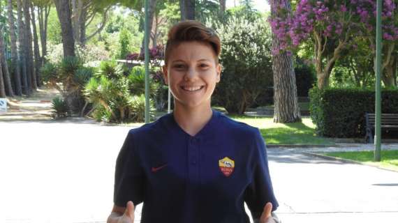 Roma Femminile, Giugliano: "Ripartire sarebbe un messaggio importante per il calcio femminile. Voglio continuare a migliorare"