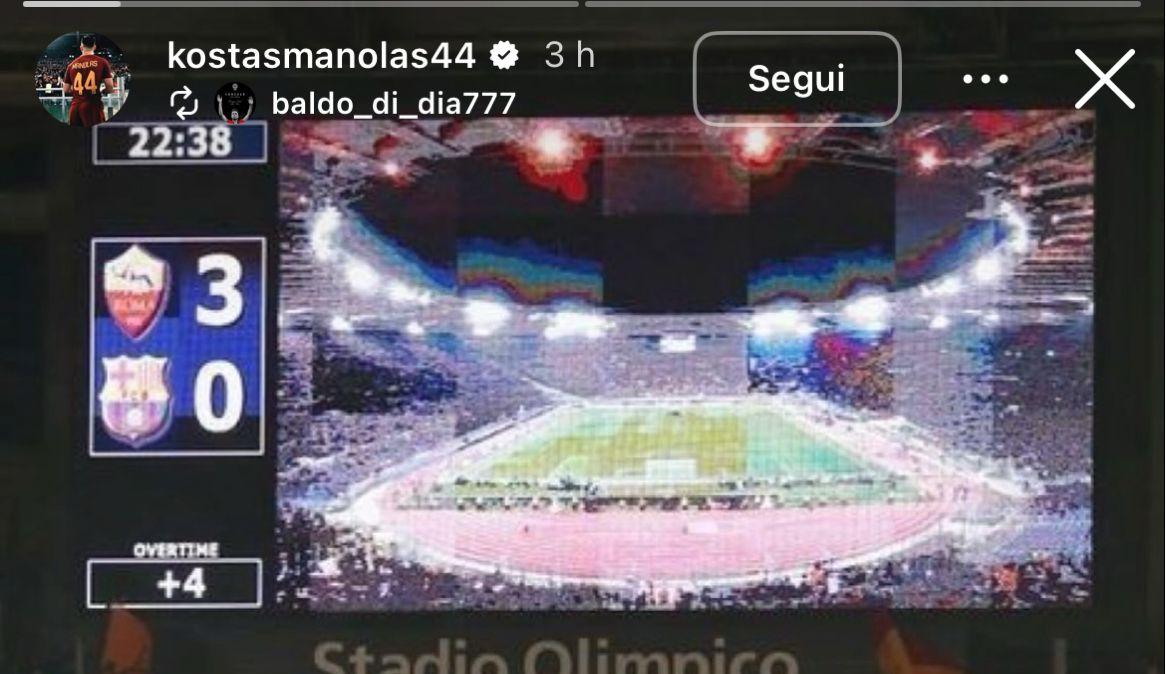 Manolas punge la Juventus: "Certe imprese sono solo per i gladiatori"