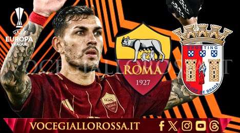 Roma-Braga - La copertina del match. GRAFICA!