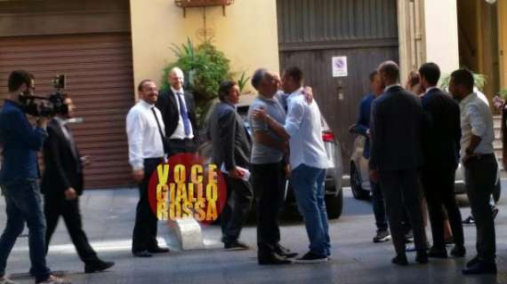 STUDIO TONUCCI - Pallotta e Totti escono sorridenti dall'incontro: atteso comunicato a borsa chiusa. FOTO! VIDEO!