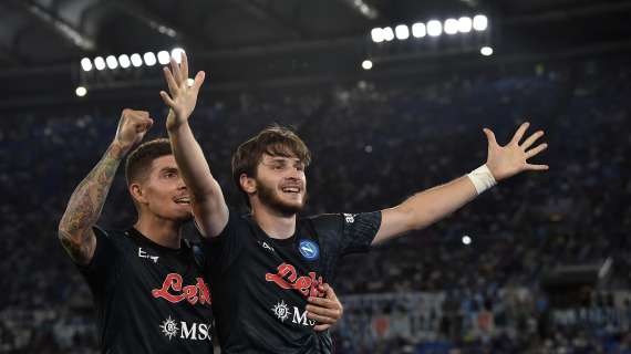 Lazio-Napoli 1-2 - Kim e Kvaratskhelia rimontano il gol di Zaccagni. HIGHLIGHTS! FOTO!