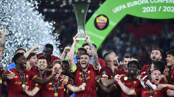 La Roma ufficializza: "Dal 7 al 21 luglio la Conference League esposta all'Olimpico"