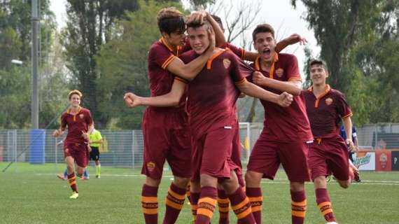 GIOVANISSIMI NAZIONALI - Girone F - 7a Giornata - AS Roma vs US Latina Calcio 4-1 (23' Battagliani rig., 25' Scamacca, 32' Pellegrini, 58' Scamacca, 70+1' Kastrati)