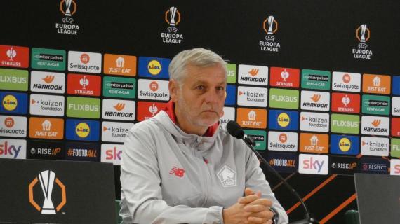 Lille, Genesio: "La Roma è da Champions League, sarà un bel test"