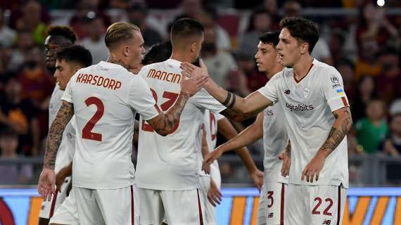 La Roma giocherà in bianco questa sera contro la Salernitana