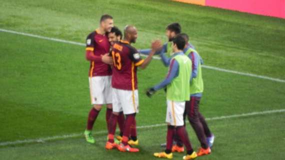 Roma-Palermo 5-0 - Manita giallorossa, doppiette per Dzeko e Salah, torna in campo Strootman. FOTO!
