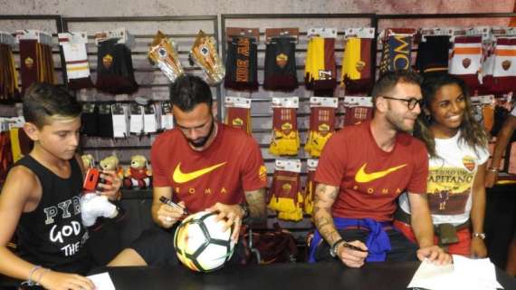 PINZOLO - Castan e Lobont al Roma Store. FOTO! VIDEO!