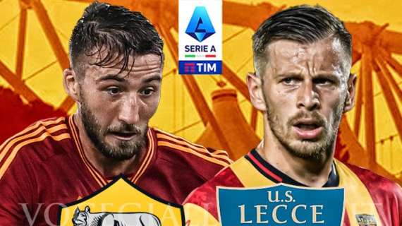 Roma-Lecce - La copertina del match. GRAFICA!