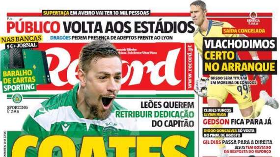 Le aperture dei giornali portoghesi: "Porto atteso dalla sfida con Mourinho"