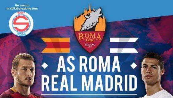 Il Roma Club Milano "Aldo Maldera" si riunisce in occasione di Roma-Real Madrid