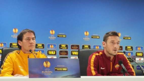 Totti: "Se vinciamo contro il Feyennord vinciamo anche contro la Juve". VIDEO!