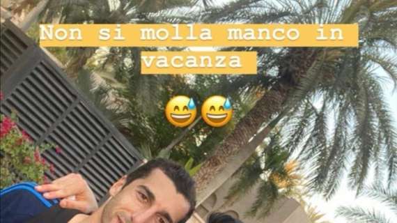 Instagram, allenamento a Dubai per Perotti, Jesus e Mkhitaryan. L'argentino: "Non si molla neanche in vacanza". FOTO!