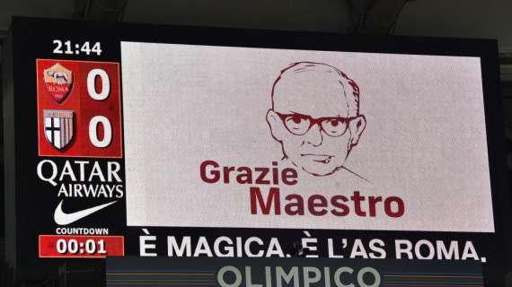 Roma-Parma, l'omaggio al Maestro Ennio Morricone. VIDEO!