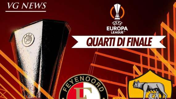 NYON - Sarà di nuovo Feyenoord-Roma. Bayer Leverkusen o Union Saint Gilloise nell'eventuale semifinale di Europa League